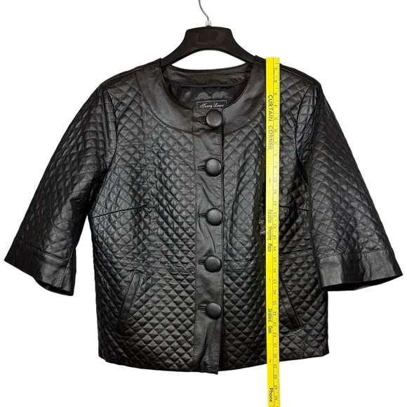 Terry Lewis Classic Luxuries Quilted Leather Jacket - Picture 4 of 7